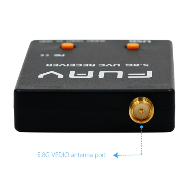 Skydroid UVC Single Control Receiver OTG 5.8G 150CH Channel FPV Receiver Video Transmission Downlink Audio For Android phone