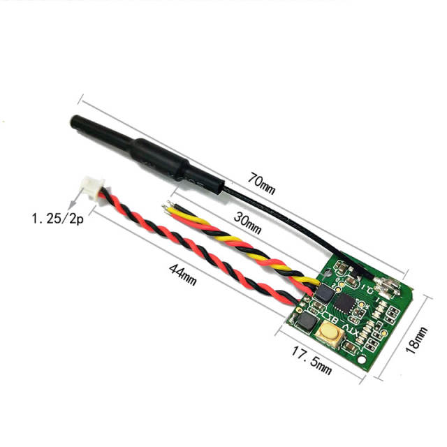 Turbowing 5.8g 25mw 48ch Video Transmitter With Smart Audio (VTX Only)