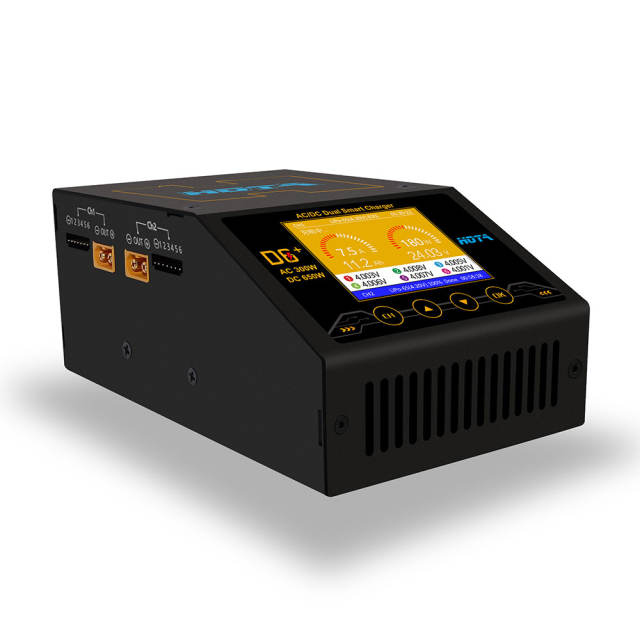 HOTA D6+ AC 300W DC 2X325W 2X15A Dual Channel Smart Battery Charger Discharger - EU plug