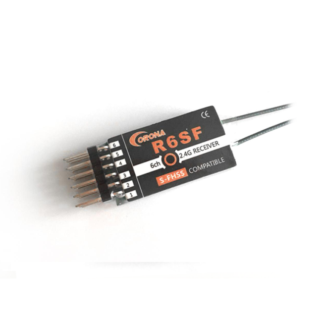 Corona - R6SF 6 Channel 2.4ghz S-FHSS Compatible Receiver