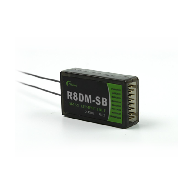 Corona - R8DM 8 Channel 2.4ghz JR DMSS Compatible Receiver