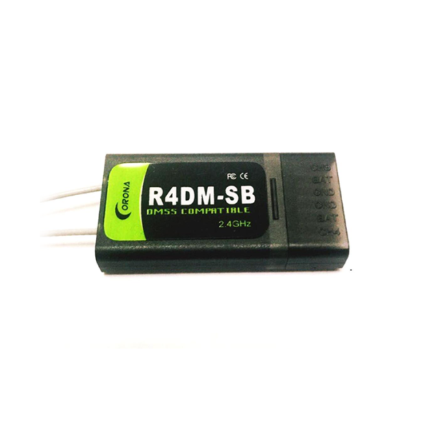 Corona - R4DM 4 Channel 2.4ghz JR DMSS Compatible Receiver