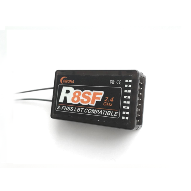 Corona - R8SF 8 Channel 2.4ghz S-FHSS Compatible Receiver