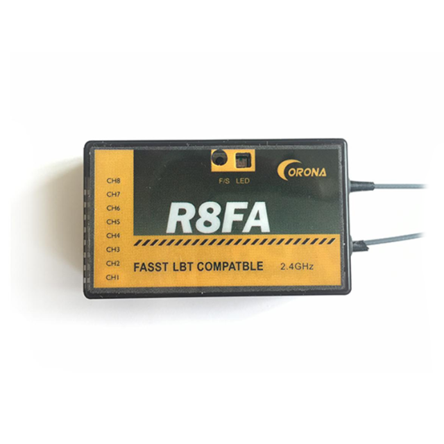 Corona - R8FA 8 Channel 2.4ghz FASST Compatible Receiver