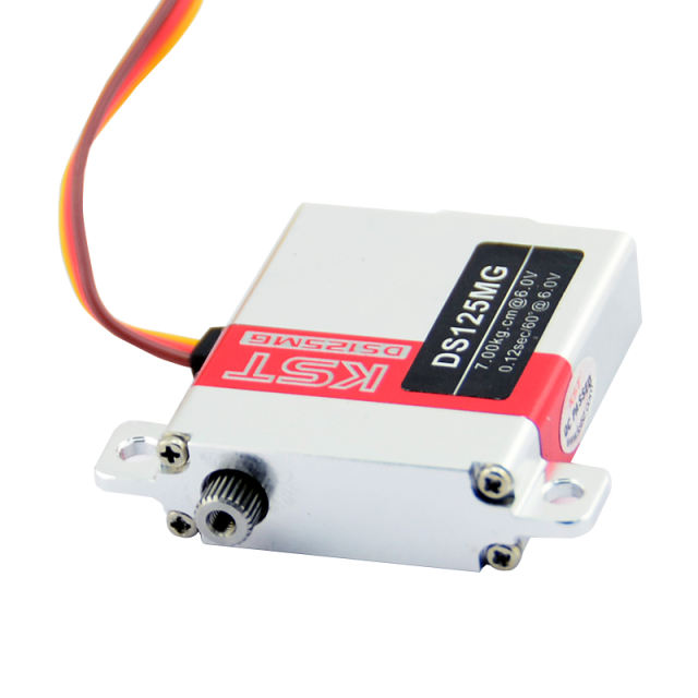 KST DS125MG 10mm high torque Metal Gear 7KG Digital Wing Servo for RC Glider Servo Motor