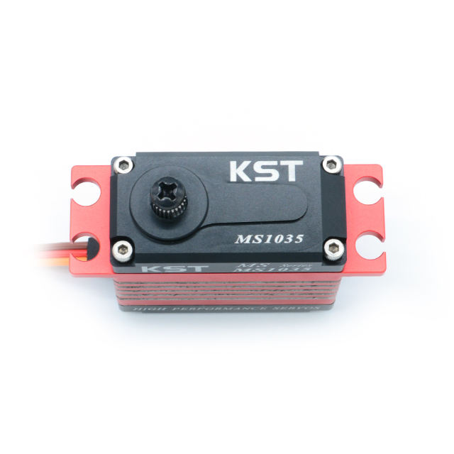 KST MS1035 7.4V 10.5kg 0.035sec servo 550-700 class heli MG Digital high speed Servo Motor