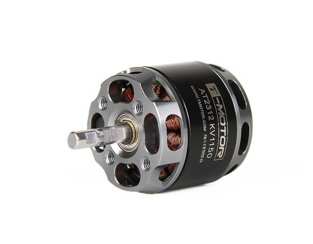 T-Motor - AT2312 Long Shaft Brushless Motor for Fixed Wing aircraft 1450kv 2600kv