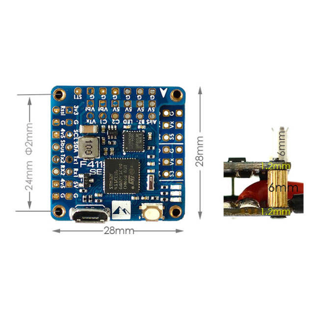 Matek Systems - FLIGHT CONTROLLER F411-WSE Fixed Wing