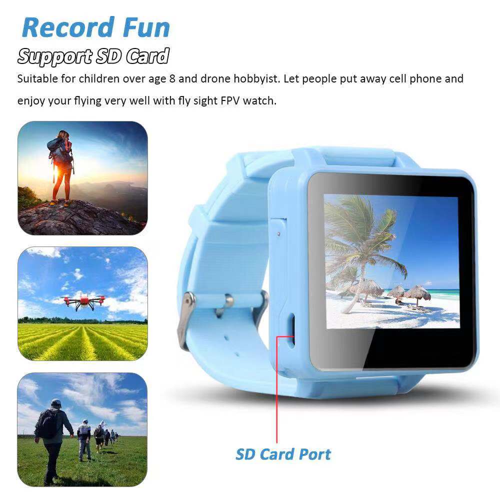 Boscam FPV200 DVR 5.8G 48CH 2.6inch DIY FPV Monitor Watch Uhr – Blau |  Flyingfolk FPV Shop