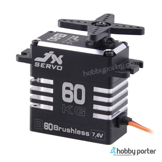 JX Servo B60 62KG Full metal Brushless high quality servo for RC Hobby UAV Robotics and Industrial Applications.