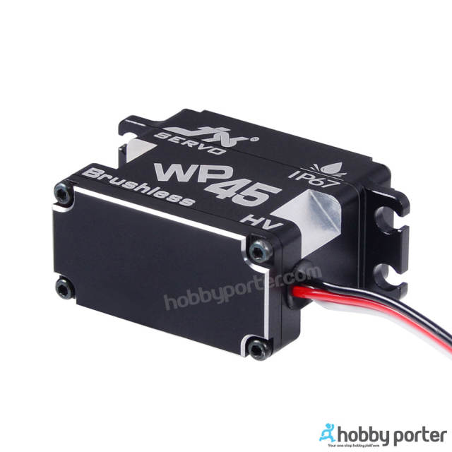 JX Servo WP45 45KG Full metal IP67 Waterproof Brushless high quality servo for RC Hobby UAV Robotics and Industrial Applications.