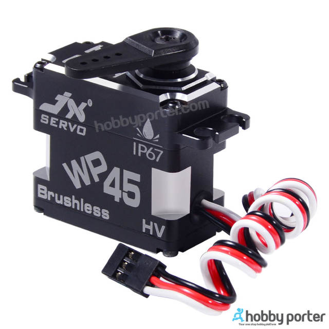 JX Servo WP45 45KG Full metal IP67 Waterproof Brushless high quality servo for RC Hobby UAV Robotics and Industrial Applications.