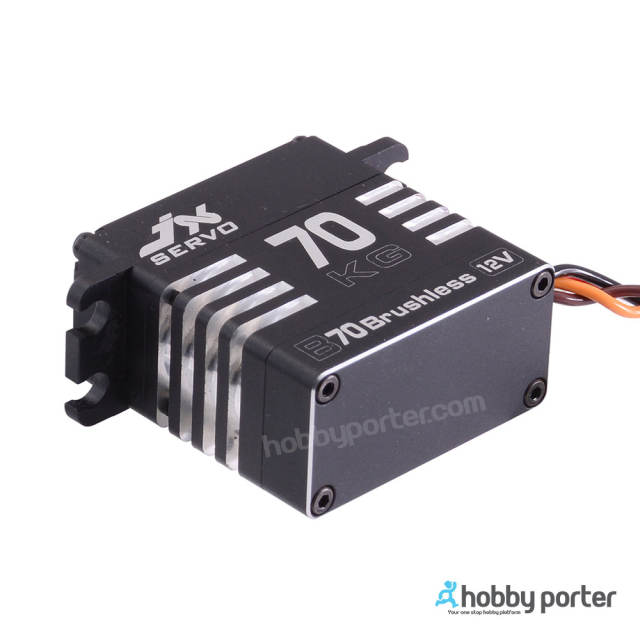 JX Servo B70 72KG Full metal Brushless 12v high quality servo for RC Hobby UAV Robotics and Industrial Applications.