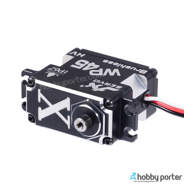 JX Servo WP45 45KG Full metal IP67 Waterproof Brushless high quality servo for RC Hobby UAV Robotics and Industrial Applications.