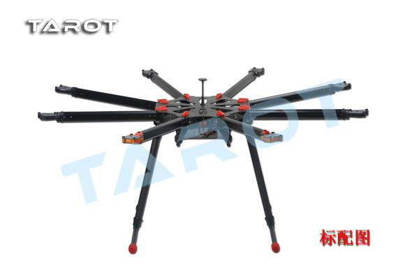 Tarot - X8 Professional Photography Survey UAV Octocopter Carbon Frame Kit - TL8X000