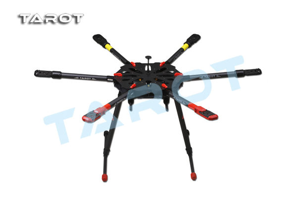 Tarot - X6 Professional Photography Survey UAV Hexcpter Carbon Frame Kit - TL6X001