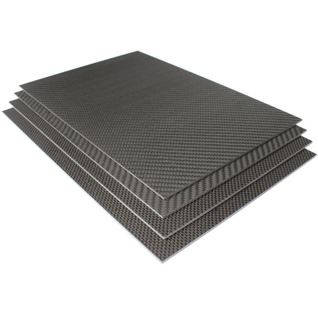 Hobby Porter - 3K Ultra-light 100% Carbon Gloss Or Matt finish Sheets 200x300mm Various Thickness