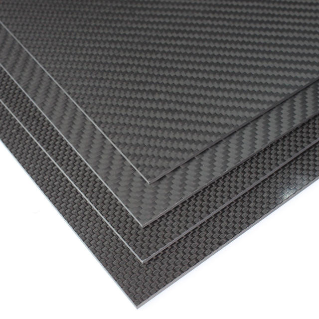 Hobby Porter - 3K Ultra-light 100% Carbon Gloss Or Matt finish Sheets 200x300mm Various Thickness