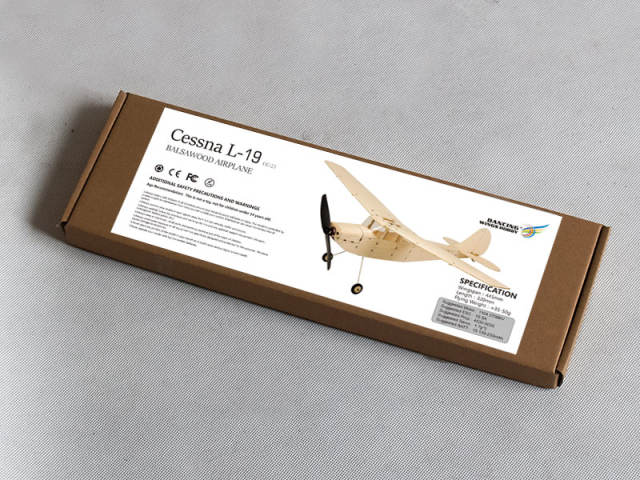 Dancing Wings - K12 Micro Cessna L-19 Balsa Kit