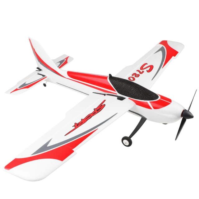 OMPHOBBY S720 RC Plane RTF 6-Axis Gyro Stabilizer RC Airplane Ready To Fly With Normal Flight Mode Aerobatic Flight Mode RC Planes