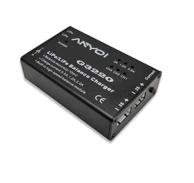 ANYQI - A450 20W 2A 2-3s DC Charger for Lipo LiFE Batteries