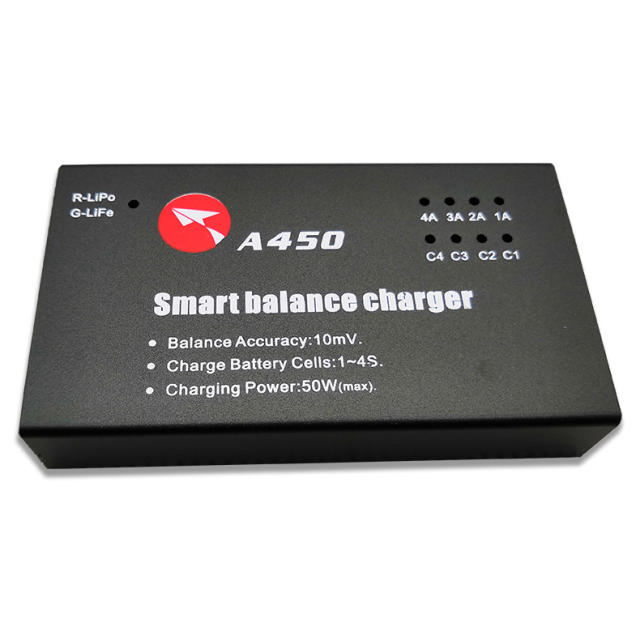 ANYQI - A450 50W 4A 1-4s DC Charger for Lipo LiFE Batteries