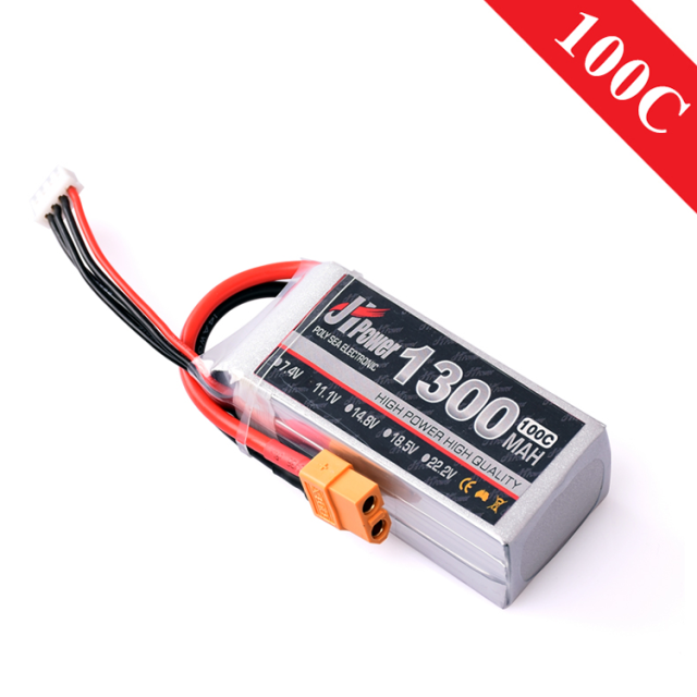 JH Power - 1300mah 100C 3-6s FPV Drone Lipoly Battery XT60