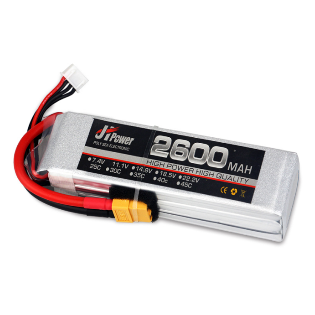 JH Power - 2600mah 25C 2-6s Lipoly Battery XT60
