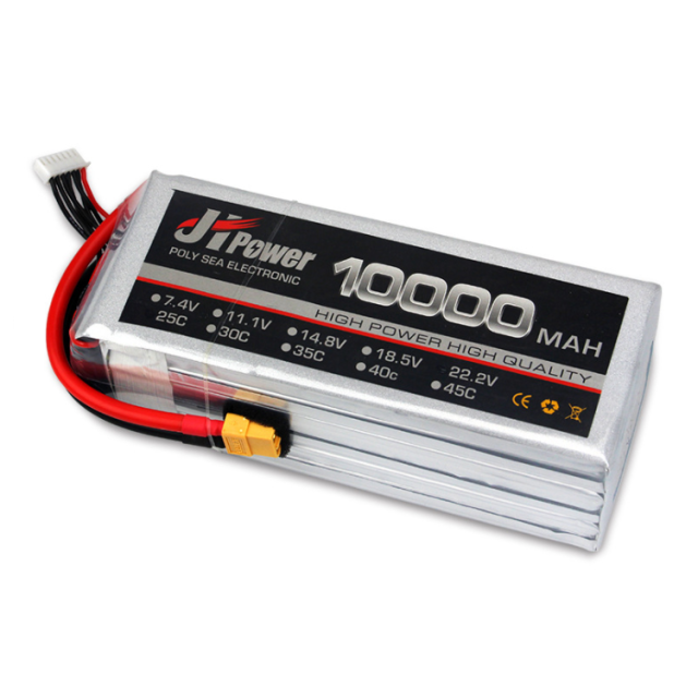 JH Power - 10000mah 25C 3-6s Lipoly Battery XT60