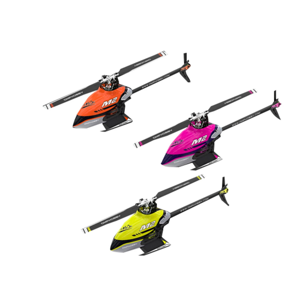 OMPHOBBY M2 V2 6CH 3D Flybarless Dual Brushless Motor Direct-Drive RC Helicopter PNP
