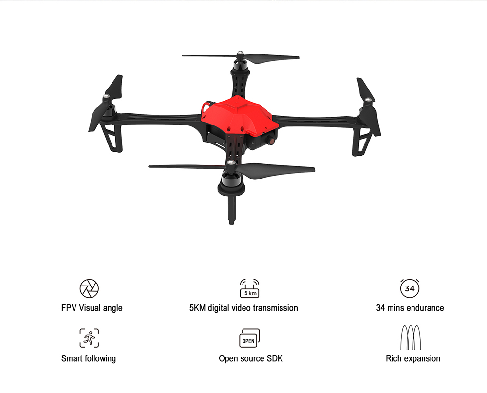 Skydroid MX450 RC クワッドコプター長距離多機能トレーニングドロ