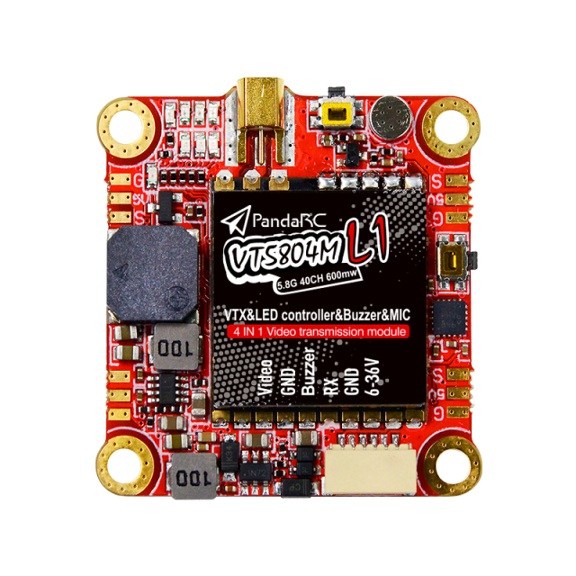 PandaRc - VT5804M L1 4-in-1 VTX PDB LED controller & BUZZER