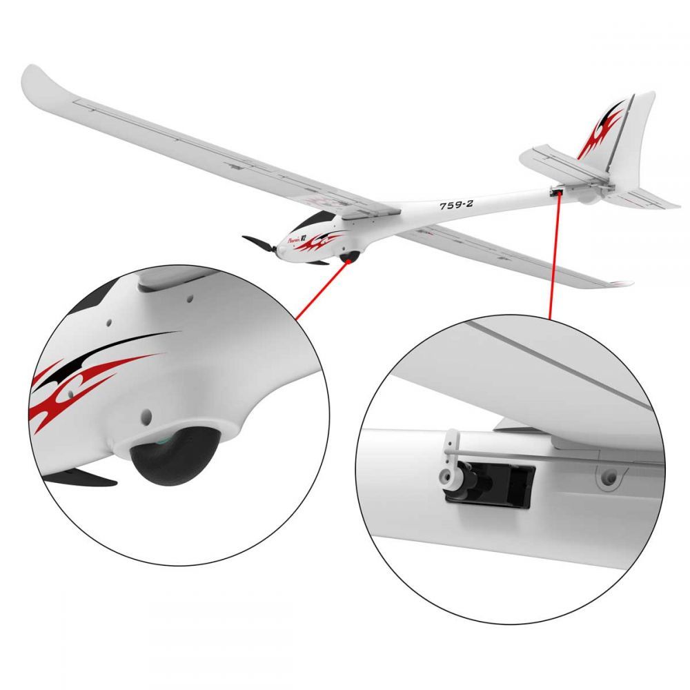 Phoenix v2 epo cheap composite rc glider 2000mm