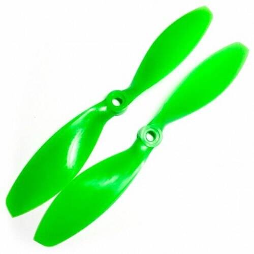 GEMFAN 7038-1245 ABS propellers (Green and White)