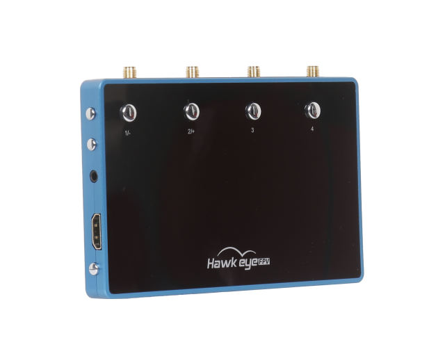 Hawkeye Four Eyes 4 Channel Video Receiver HDMI &amp; AV output box for FPV Racing (4,2,1 split screen display)