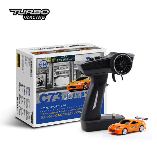 Turbo Racing C73 1:76th scale RC Racing Car RTR (Limited Edition Orange)