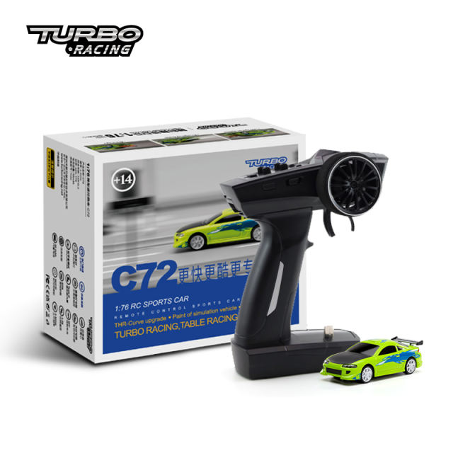 Turbo Racing C72 1:76th scale RC Racing Car RTR (Limited Edition Green)