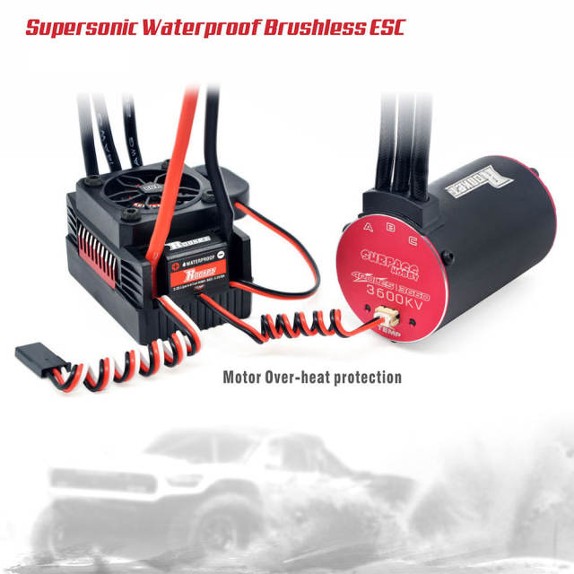 Surpass - Rocket V2 supersonic 3650 brushless motor with 60A ESC combo