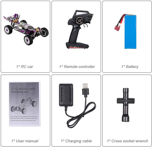 124019 RC Car, 1/12 Scale 2.4GHz BUGGY