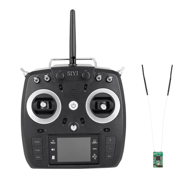 SIYI FT24 Transmitter Radio System Remote Controller with Telemetry Bluetooth Mini Receiver Support Multiple Models 2.4G 15KM