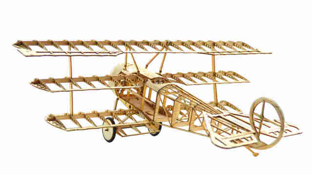 Tony Ray Aero - Fokker DR.1 Micro Balsa Kit