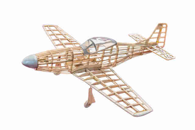 Tony Ray Aero -P-51D Mustang Micro Balsa Kit