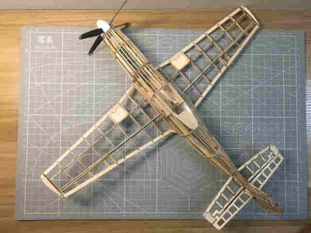 Tony Ray Aero -P-51D Mustang Micro Balsa Kit