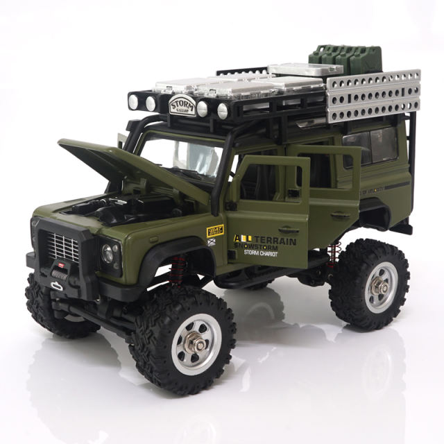 SG2801 Metal RC Crawler 1/28 Full Scale 2.4G 4WD Remote Control Car - Green