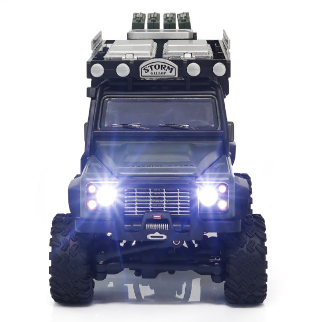 SG2801 Metal RC Crawler 1/28 Full Scale 2.4G 4WD Remote Control Car - Green