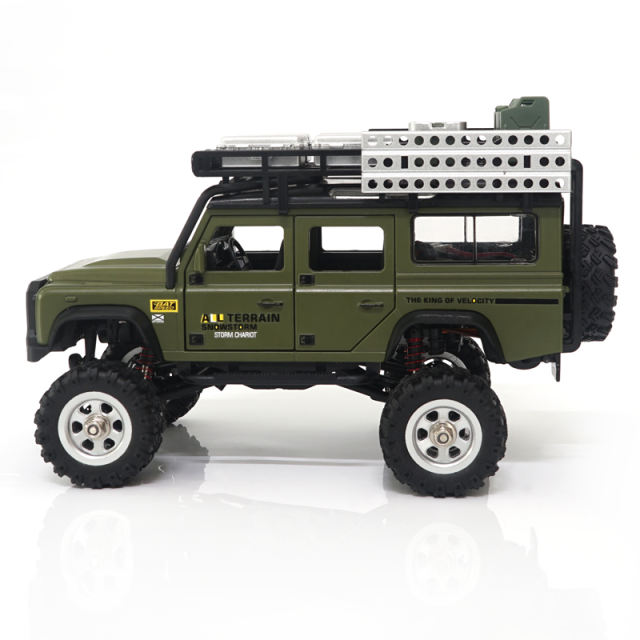 SG2801 Metal RC Crawler 1/28 Full Scale 2.4G 4WD Remote Control Car - Green