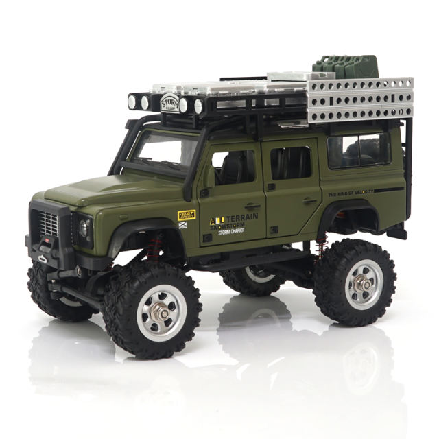 SG2801 Metal RC Crawler 1/28 Full Scale 2.4G 4WD Remote Control Car - Green
