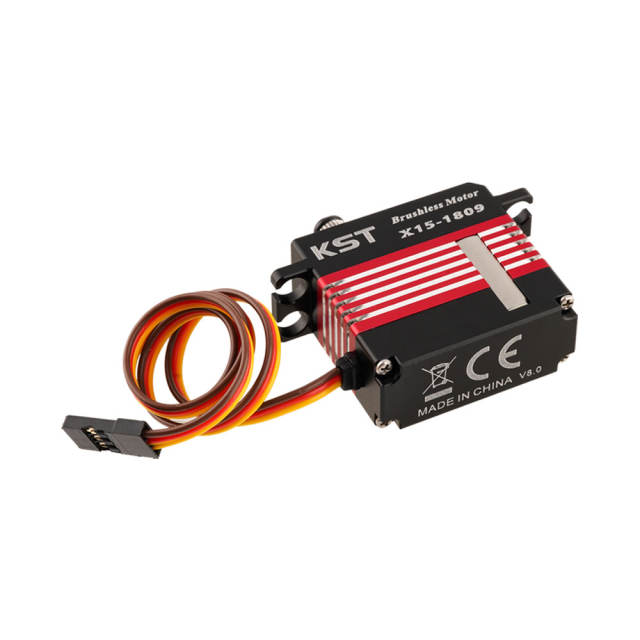 KST X15-1809 v8.0 Digital Metal Gear Brushless Helicopter Swash Plate Cyclic Servo 24.47KG 1520us/333Hz 0.07 Sec