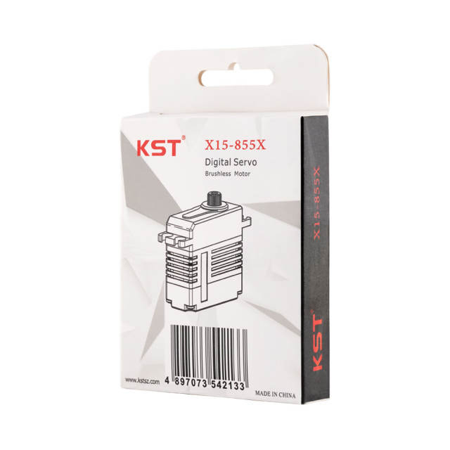 KST X15-855X v8.0 Digital Metal Gear Brushless Helicopter Tail Servo 24.47KG 760us/560Hz 0.05 Sec