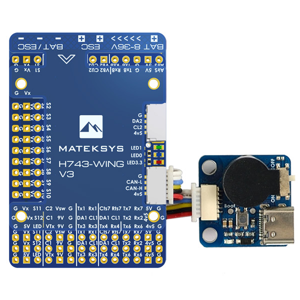 Matek Systems - FLIGHT CONTROLLER H743-WING V3